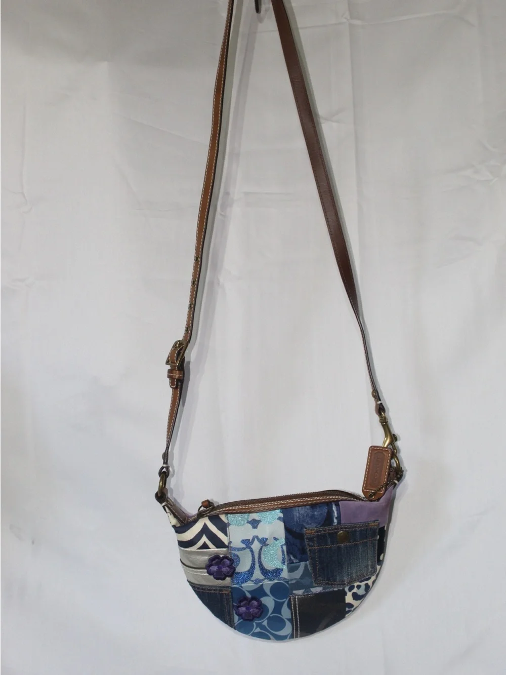 Coach Patchwork Crescent Y2K Bag